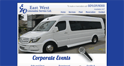 Desktop Screenshot of eastwestlimos.com